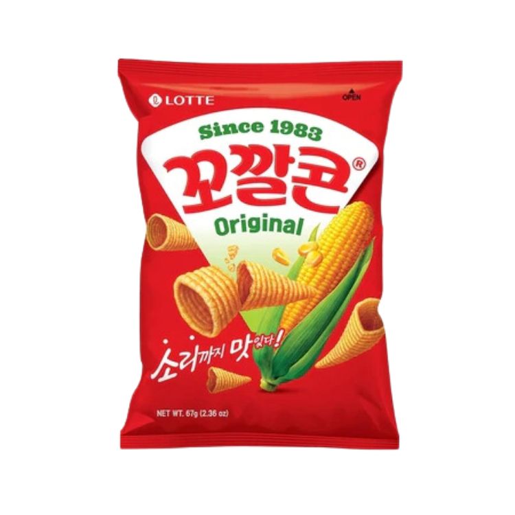 Lotte Koka Corn Crisp Snack (Original) 67g