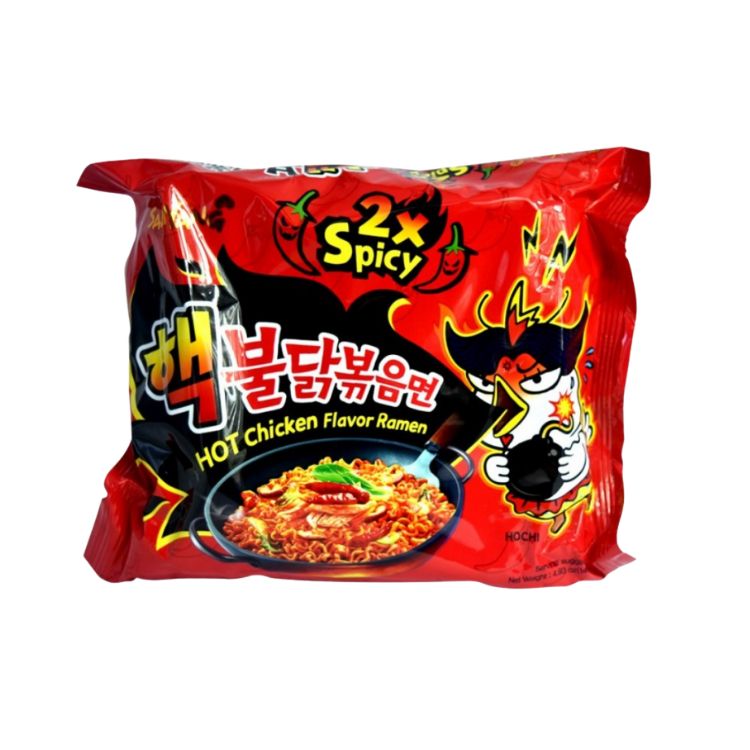 Samyang Buldak Hot Chicken 2x Spicy Ramen 140g • Snackje