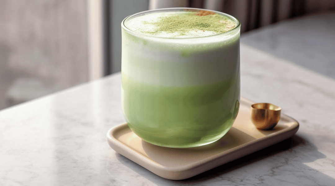 Japanese Matcha Green Tea Latte