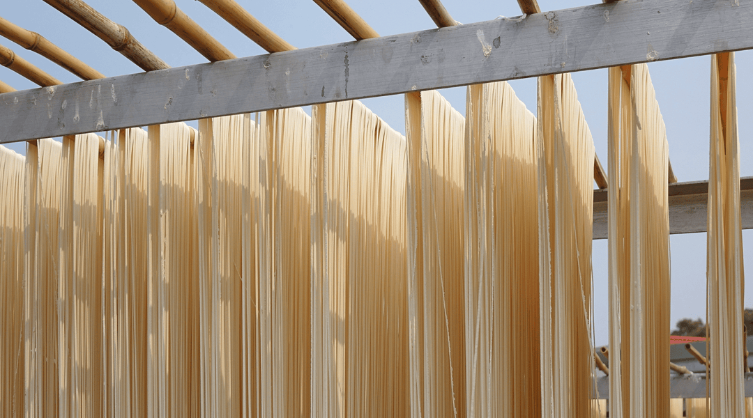 Sun-dried noodles in Taiwan