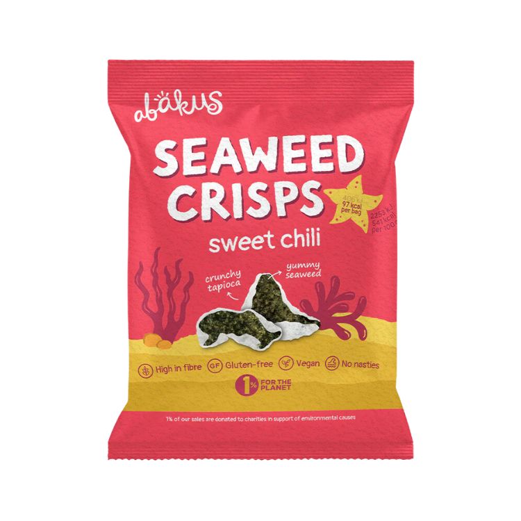 Abakus Sweet Chilli Seaweed Crisps 18g