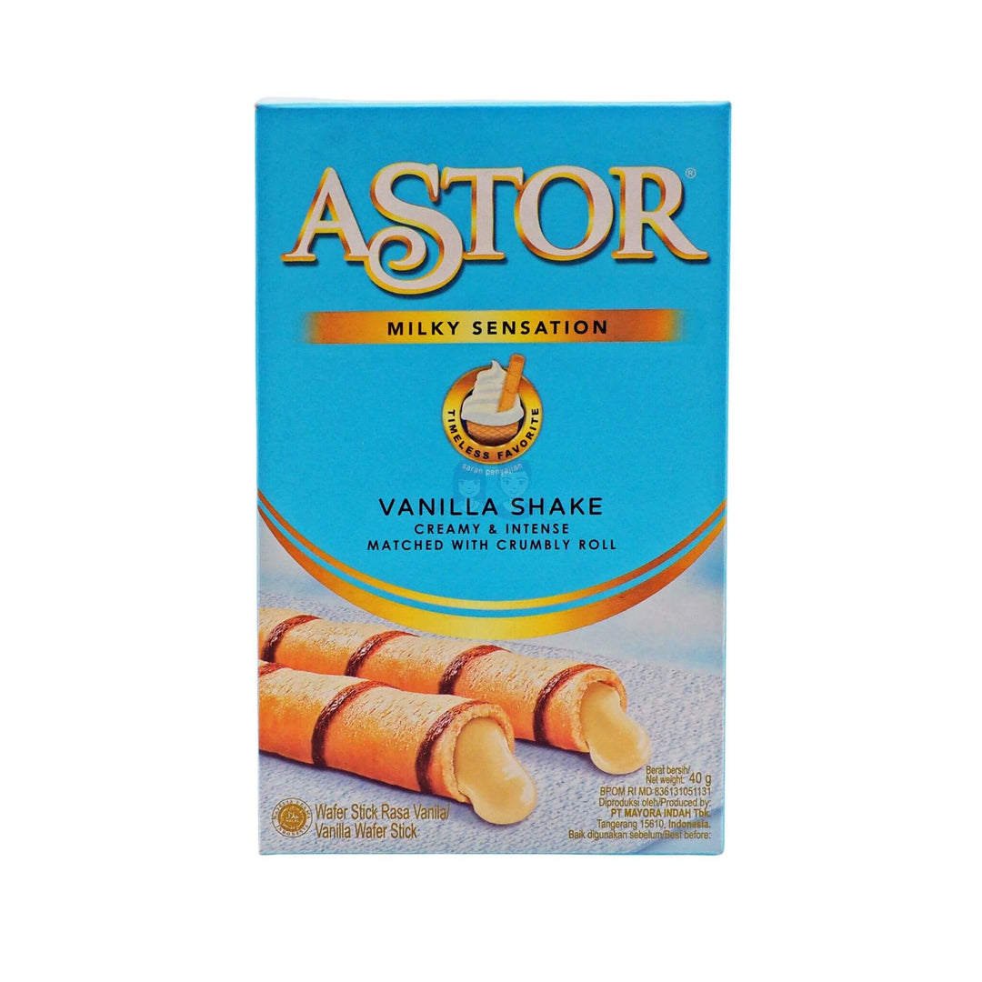 Astor Creamy Vanilla Wafer Rolls 40g