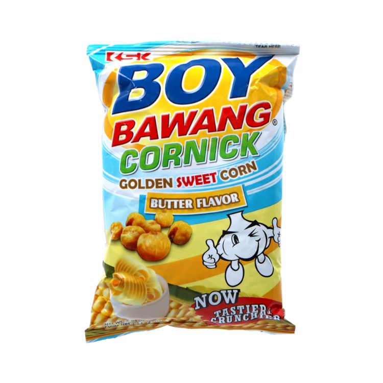 Boy Bawang Cornick Butter Corn Snacks 100g