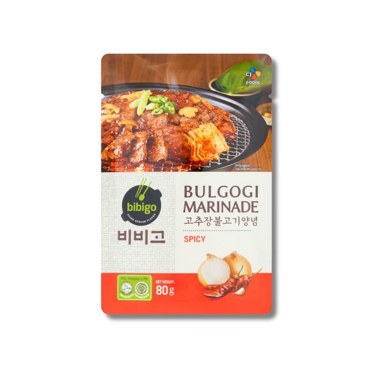 CJ Bibigo Korean Spicy Bulgogi Marinade 80g