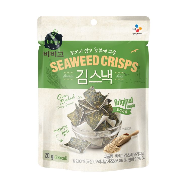 CJ Bibigo Original Flavour Seaweed Crisps 20g