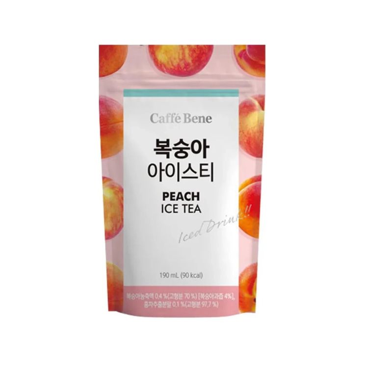 Caffebene Korean Peach Iced Tea 190ml