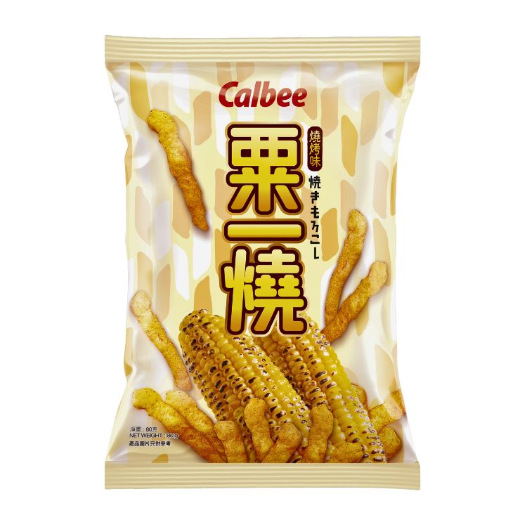 Calbee Grill A Corn BBQ Crisps 80g