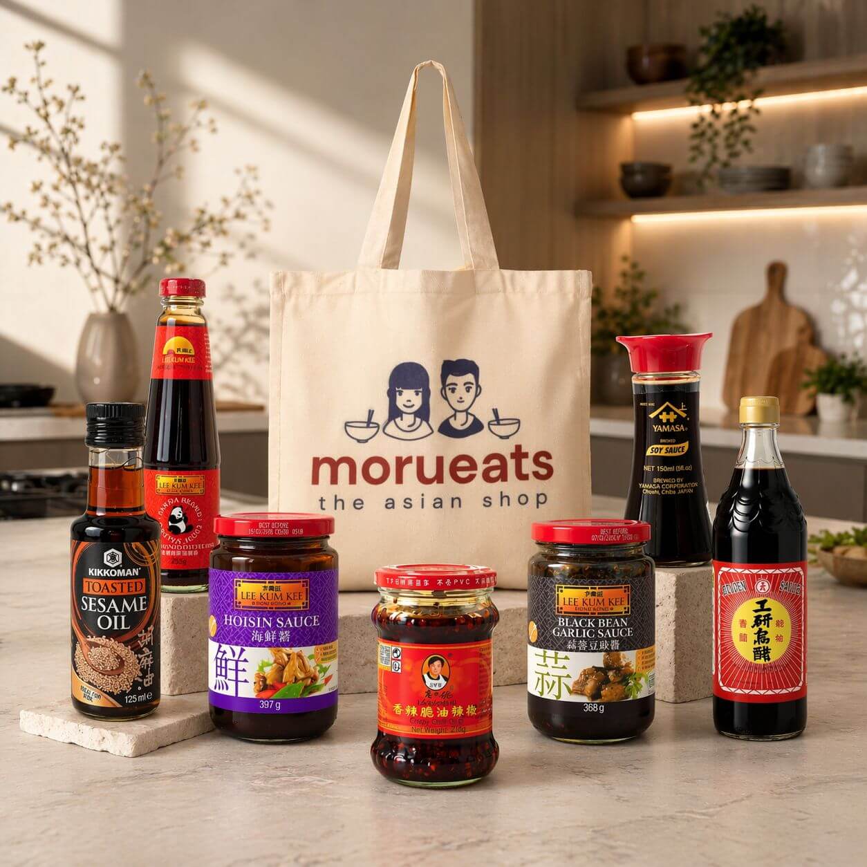 Essential Asian Cooking Sauces Gift Set