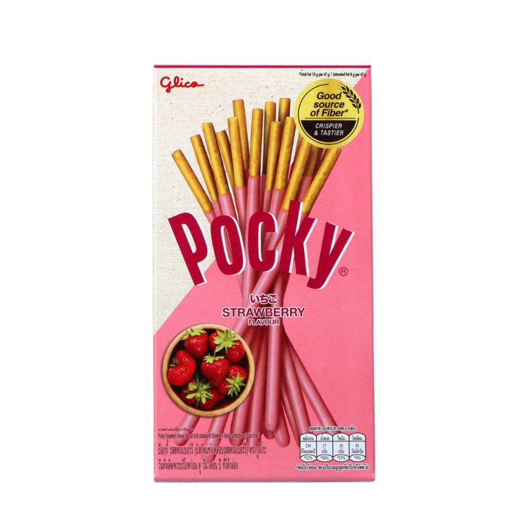 Glico Pocky Strawberry Biscuit Sticks 47g