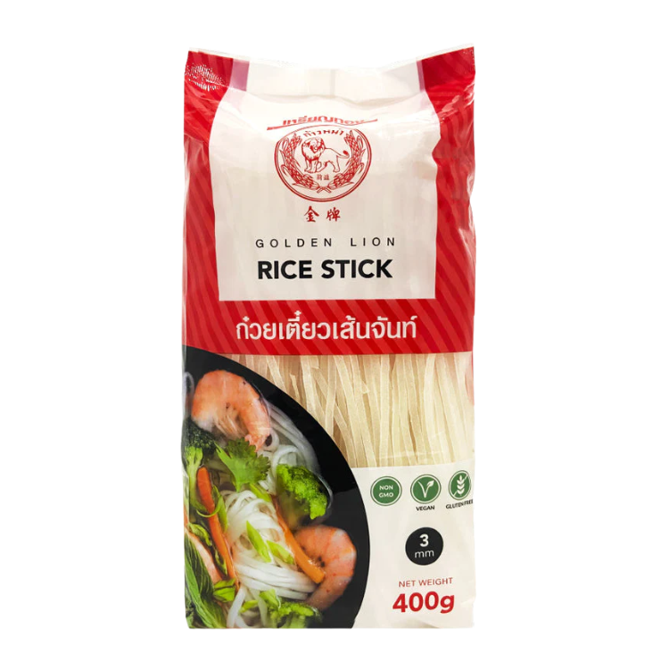 Golden Lion Rice Noodles 3mm 400g