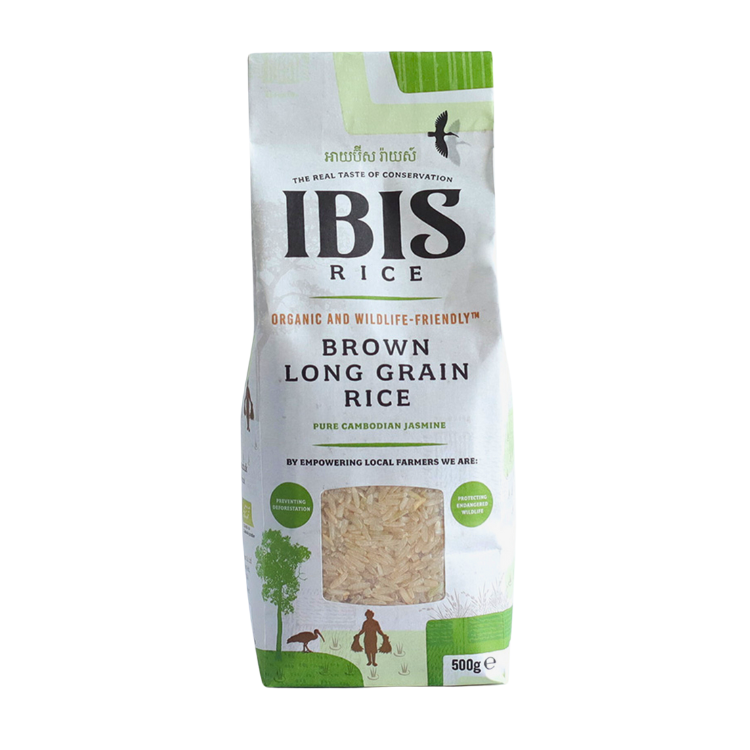 Ibis Organic Brown Long Grain Jasmine Rice 500g