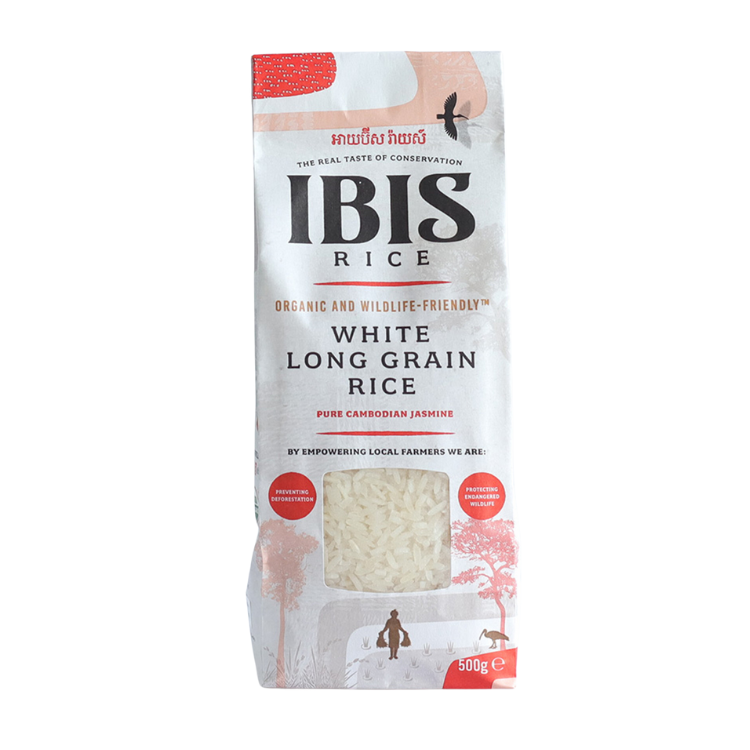 Ibis Organic White Long Grain Jasmine Rice 500g