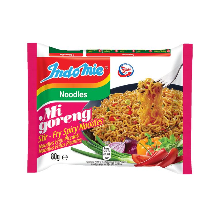 Indomie Mi Goreng Stir Fry Spicy Noodles 80g
