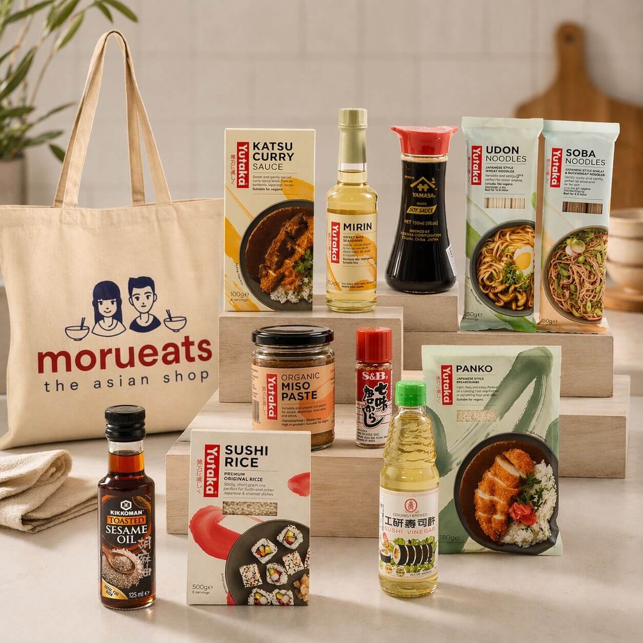 Japanese Cooking Essentials Gift Set Lifestyle Shot