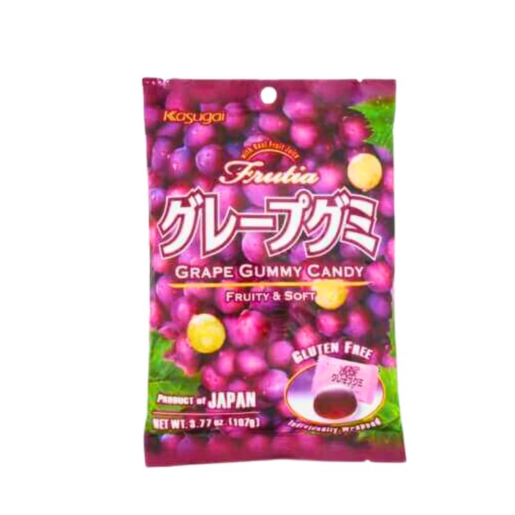 Kasugai Japanese Grape Gummy Candy 107g