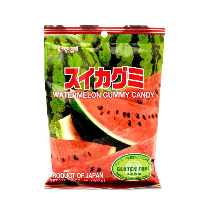 Kasugai Japanese Watermelon Gummy Candy 107g