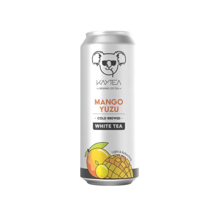 Kaytea Organic Cold Brew Ice White Tea Mango Yuzu 330ml