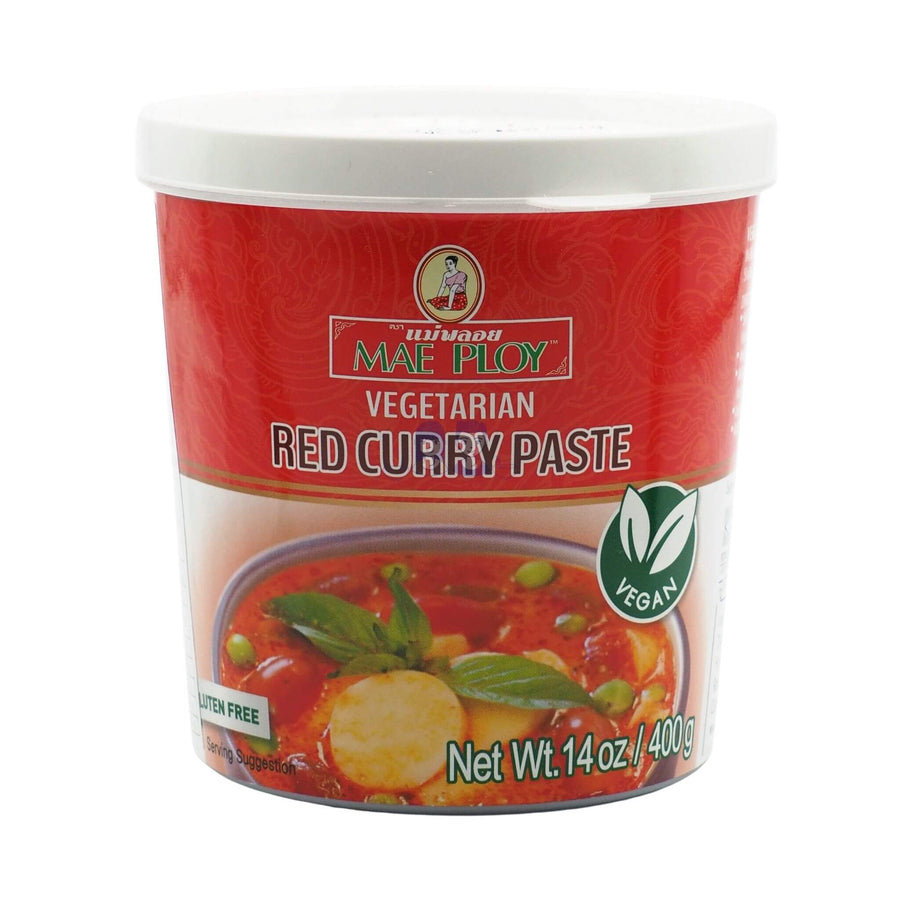 Mae Ploy Vegetarian Red Curry Paste 400g
