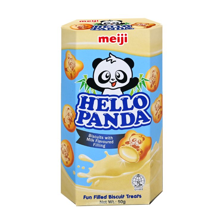 Meiji Hello Panda Biscuits with Milk Filling 50g