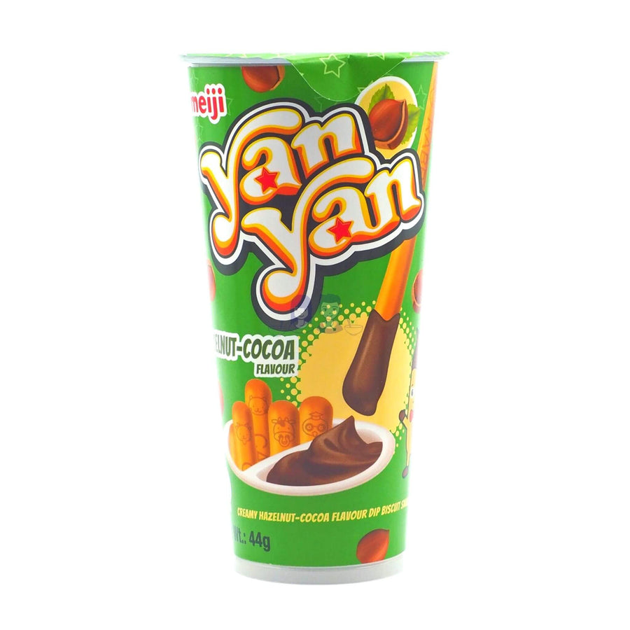 Meiji Yan Yan Creamy Hazelnut Dips Biscuit Snack 44g