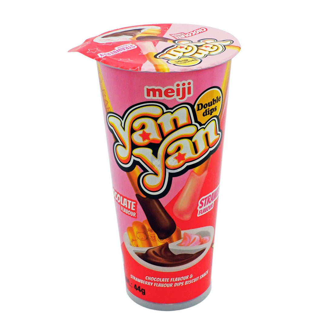Meiji Yan Yan Double Cream Dips Biscuit Snack 44g