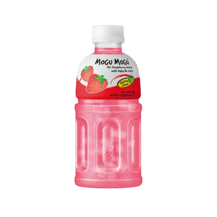 Mogu Mogu Strawberry Nata De Coco Drink 320ml