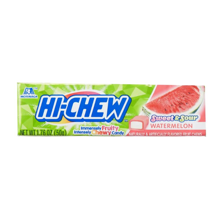 Morinaga Hi Chew Sweet & Sour Watermelon Candy 50g