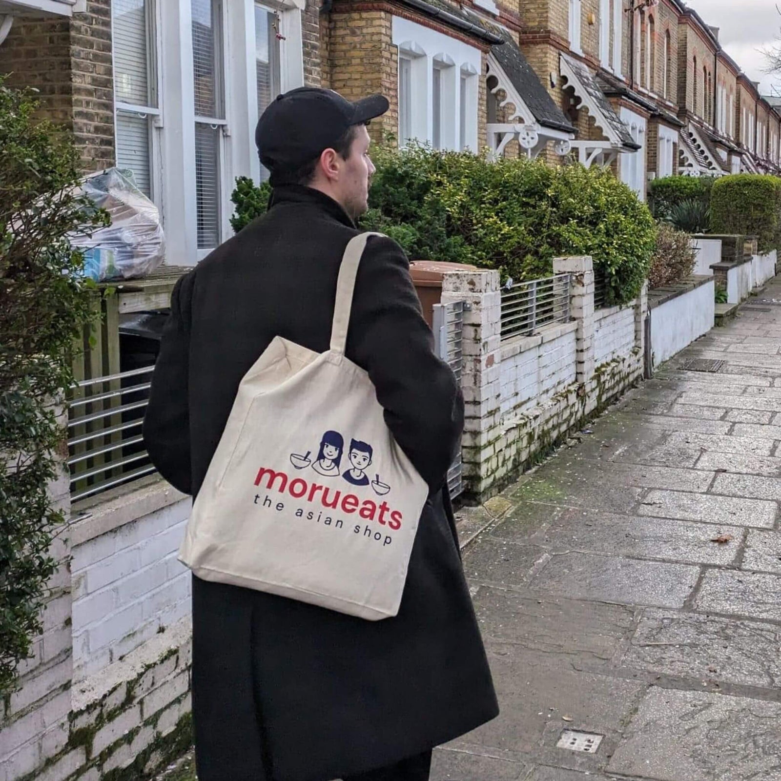 Morueats Canvas Bag On Shoulder