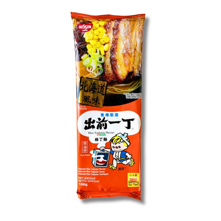 Nissin Demae Ramen Hokkaido Miso Tonkotsu Instant Noodles 188g