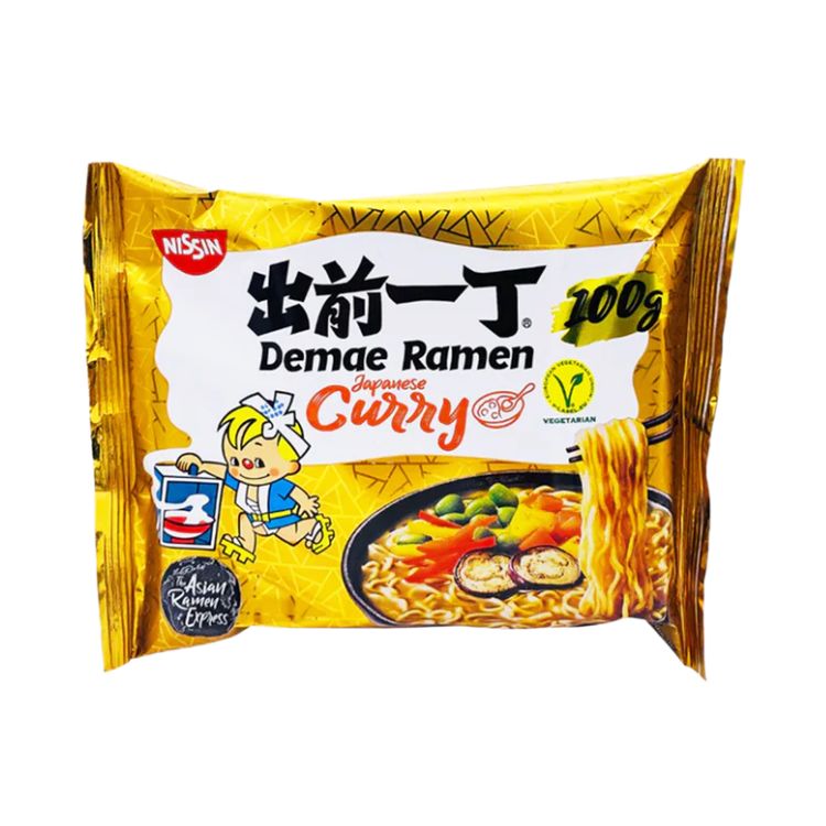 Nissin Demae Ramen Japanese Curry Instant Noodles 100g