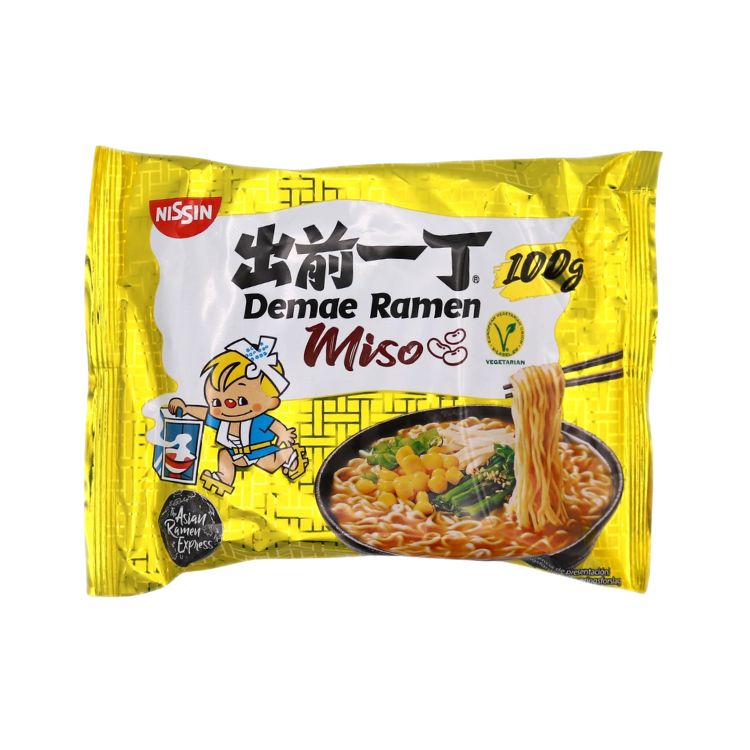 Nissin Demae Ramen Miso Instant Noodles 100g
