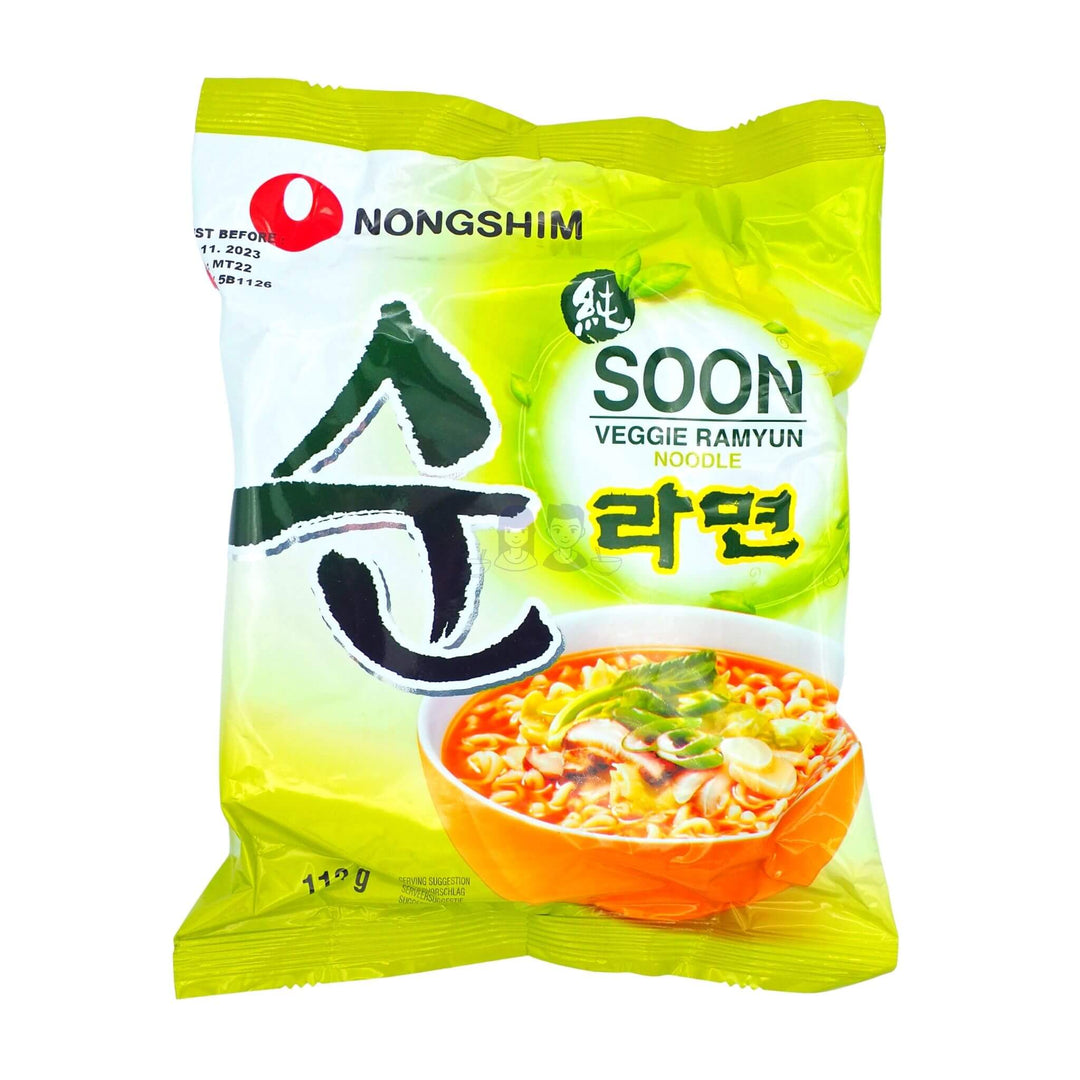 Nongshim Soon Veggie Ramyun Noodle Soup 112g