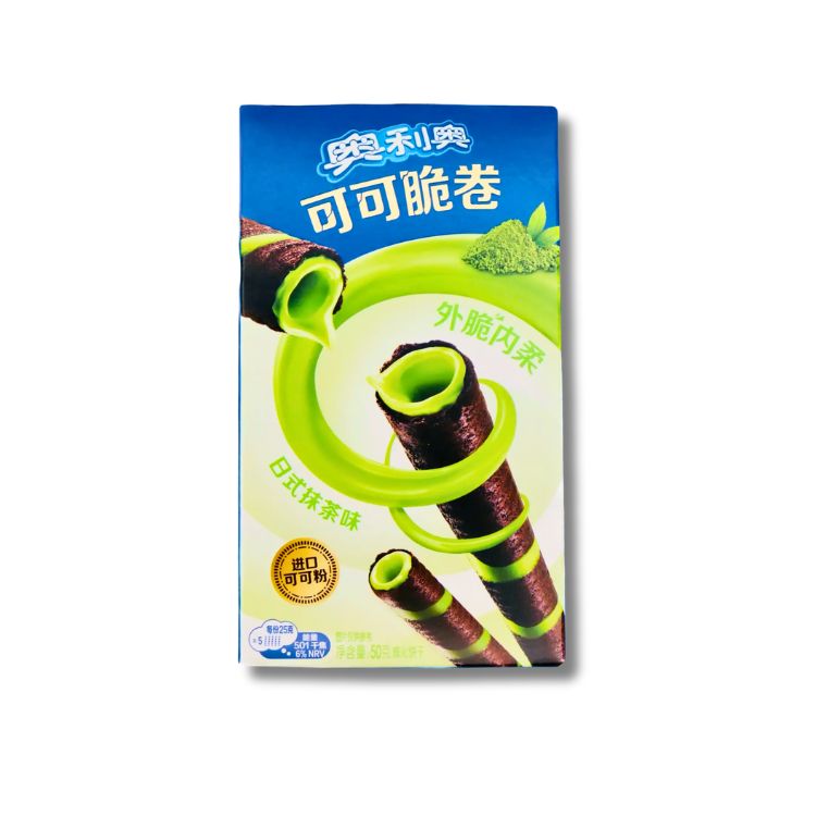 Oreo Japanese Matcha Cocoa Crispy Rolls 50g