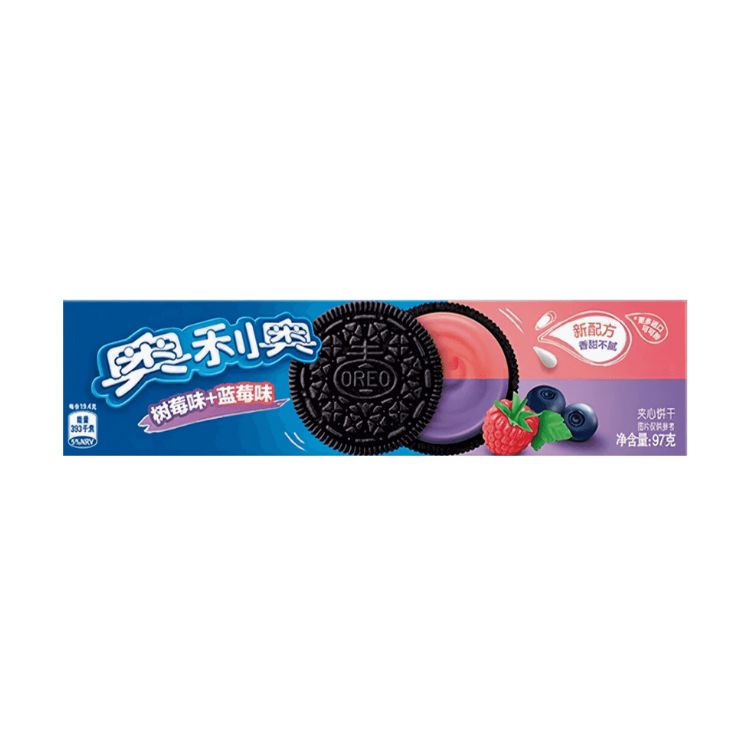 Oreo Raspberry & Blueberry Cookies 97g