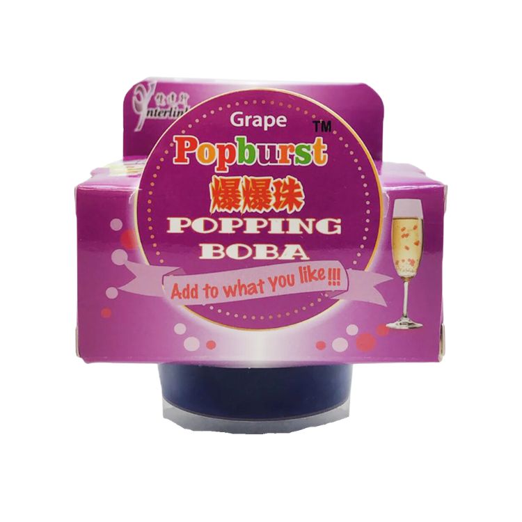 Popburst Grape Flavour Popping Boba 130g