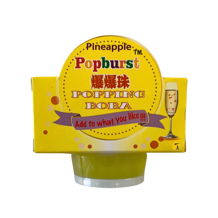 Popburst Pineapple Flavour Popping Boba 130g