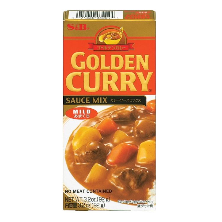 S&B Golden Curry Sauce Mix (Mild) 92g