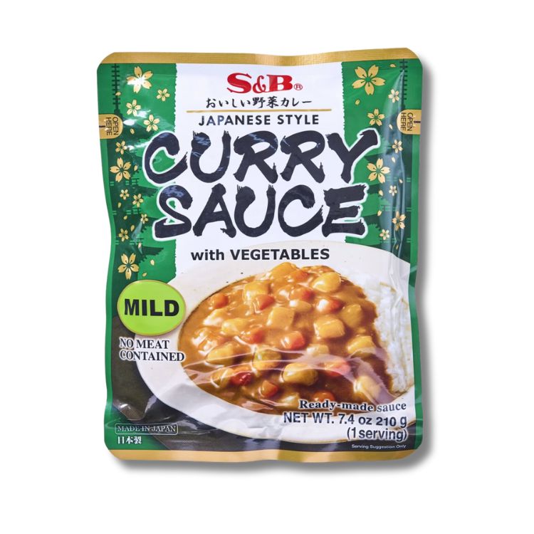 S&B Japanese Style Mild Curry Sauce With Vegetables 210g
