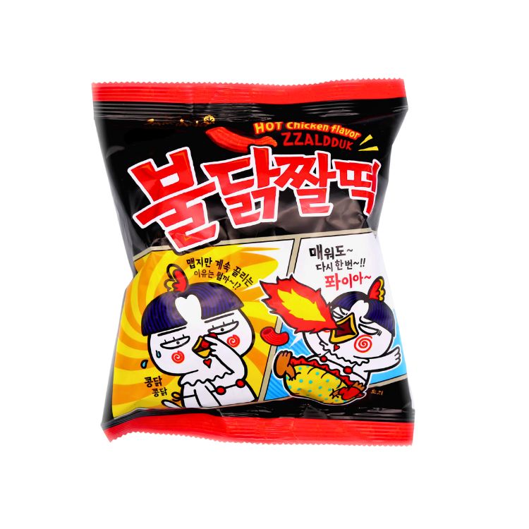 Samyang Buldak Hot Chicken Flavour Zzaldduk Topokki Crisps 120g