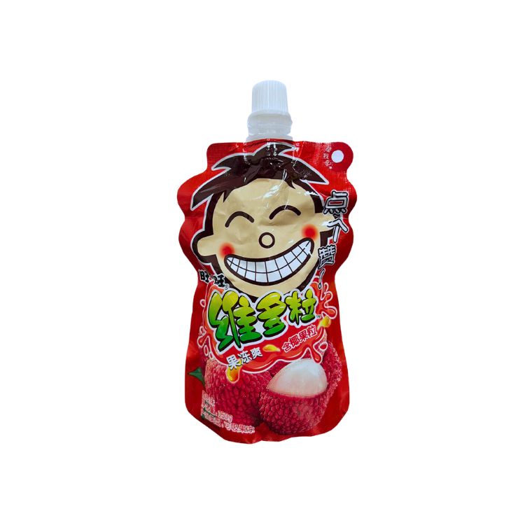 Want Want Lychee Jelly Fruit Drink 150g