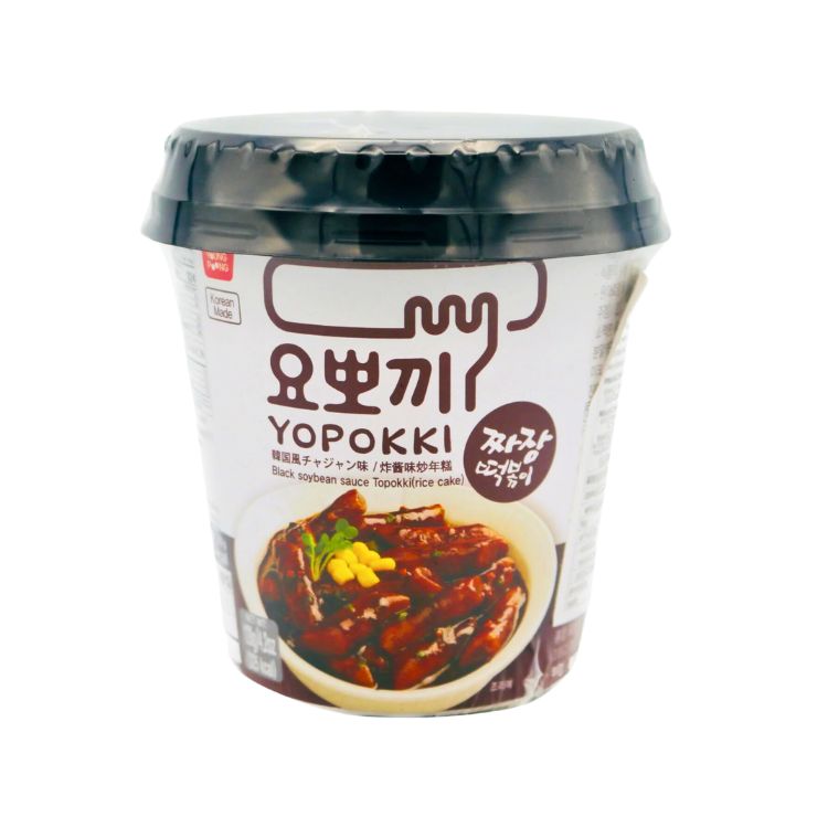 Yopokki Instant Korean Jjajang Topokki Rice Cakes 120g