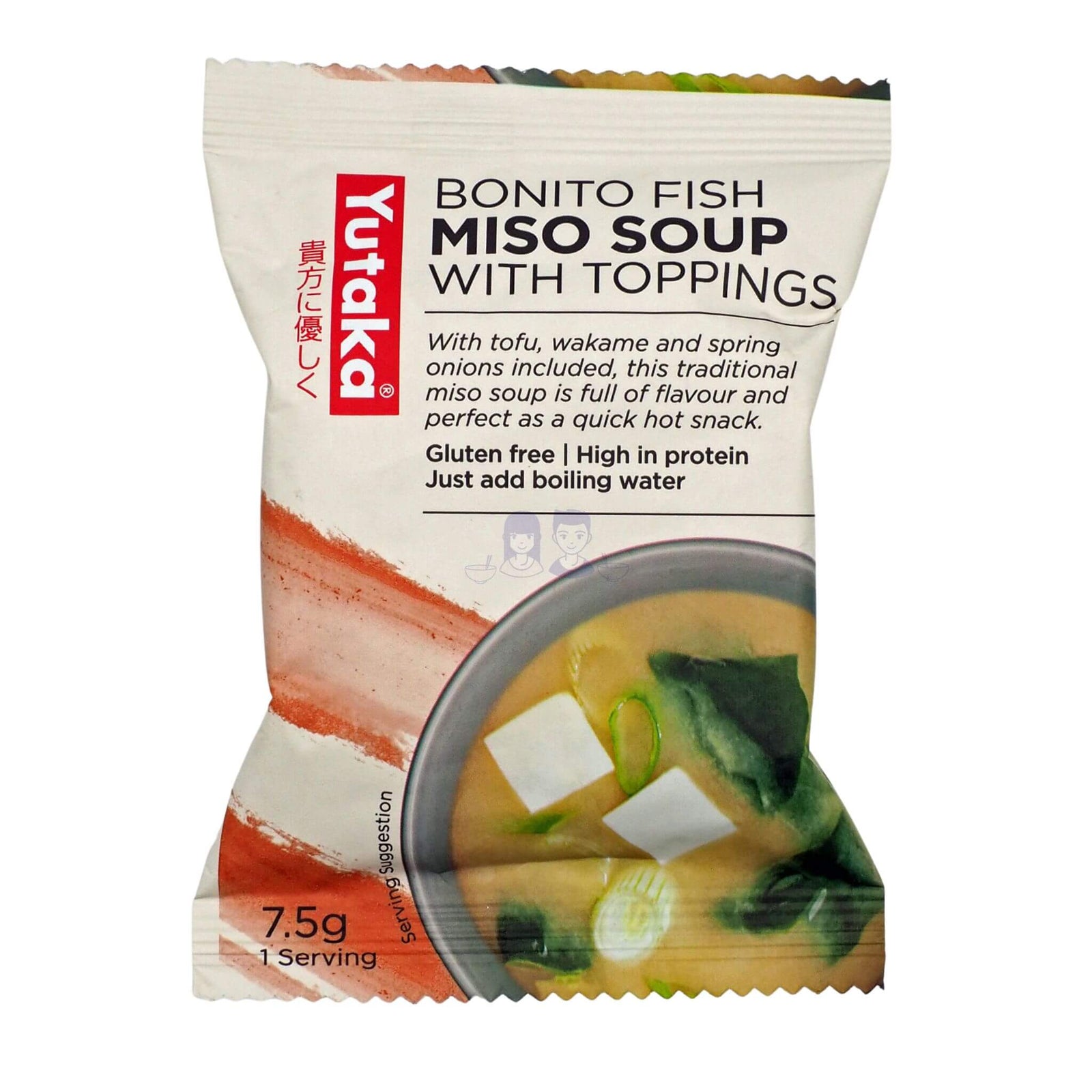 Yutaka Bonito Fish Miso Soup With Toppings 7g