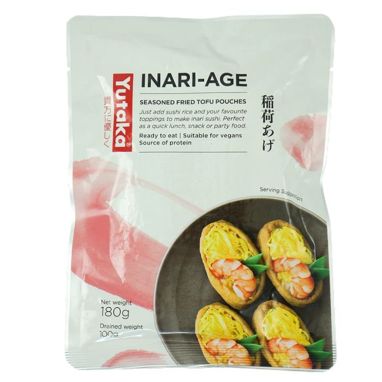 Yutaka Inari Tofu Sushi Pockets 180g