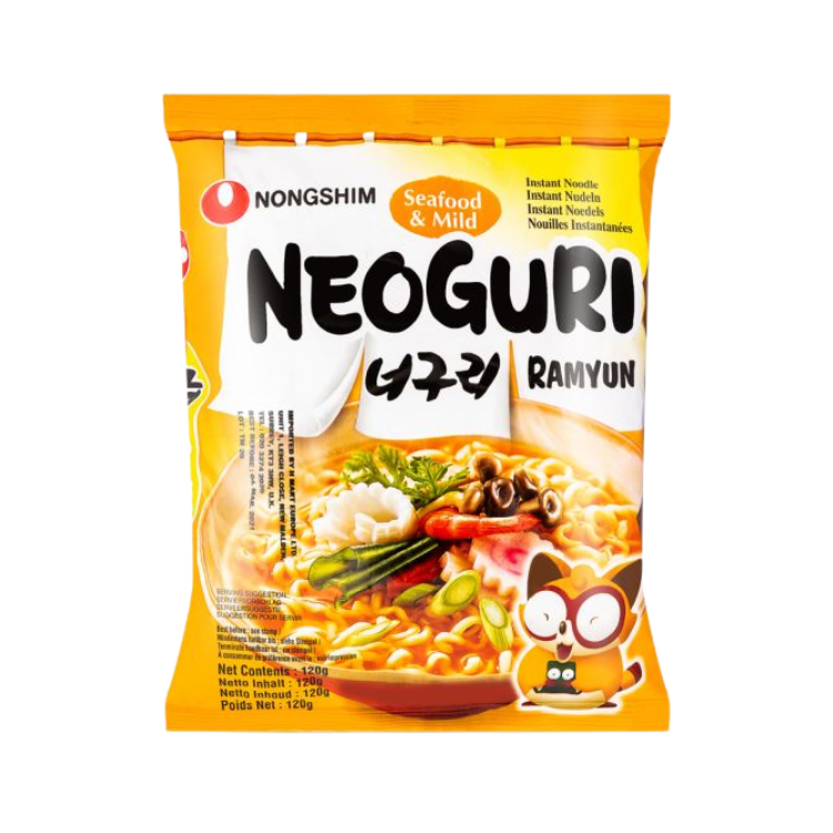 Nongshim Neoguri Seafood Mild Ramyun Instant Noodles 120g